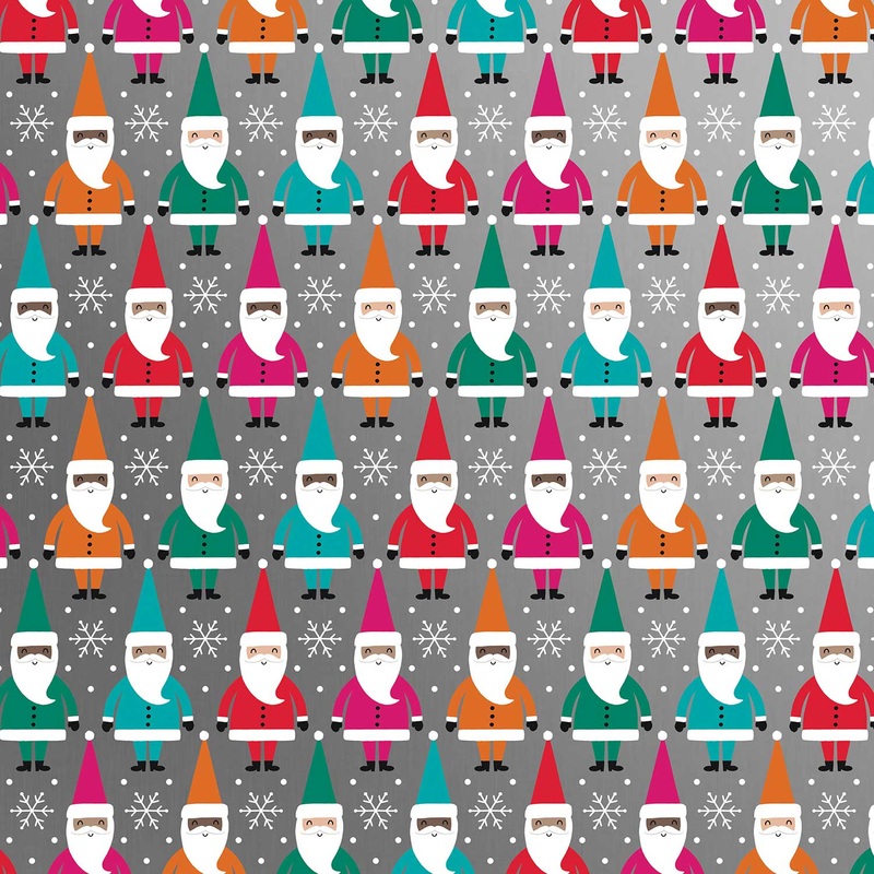 Bright Santa Christmas Gift Wrap