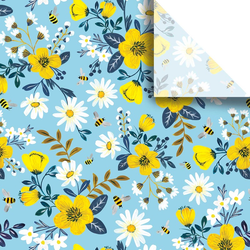 Daisies & Bees 20″ x 30″ Floral Gift Tissue Paper