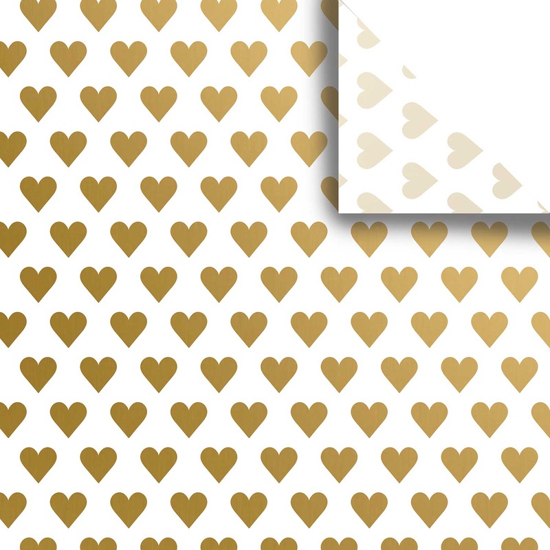 Gold Hearts 20″ x 30″ Wedding Gift Tissue Paper