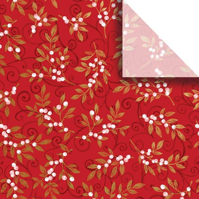 Holiday Floral 20″ x 30″ Christmas Gift Tissue Paper