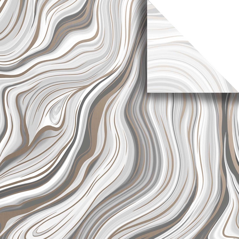 Marbleized Silver 20″ x 30″ Gift Tissue Paper
