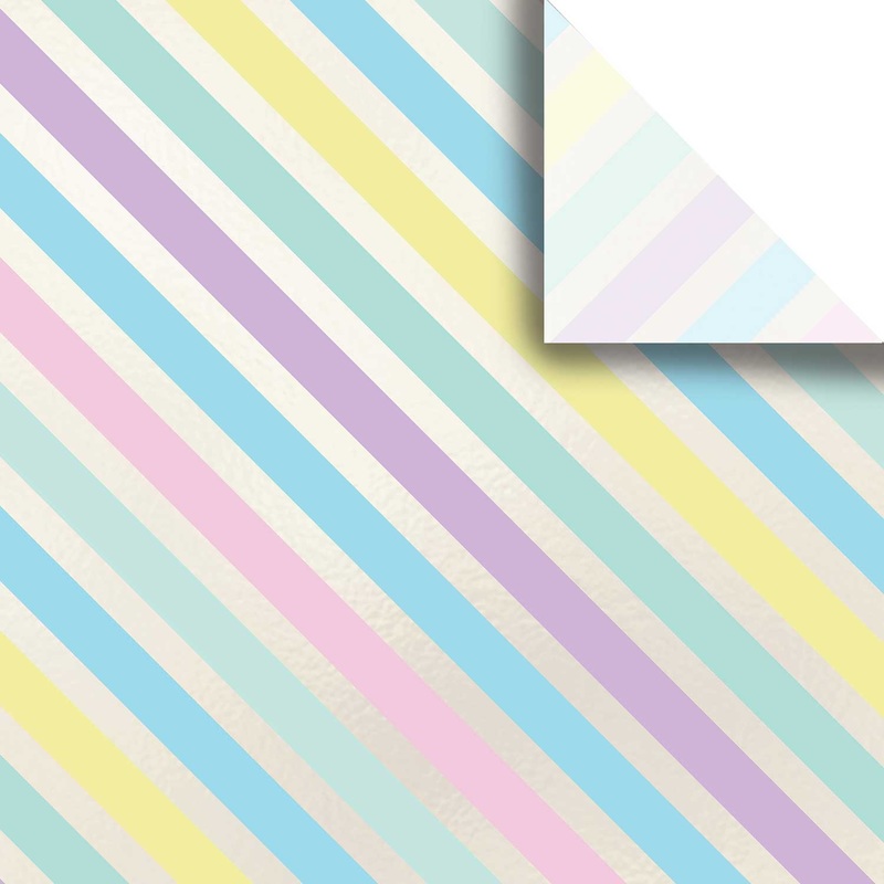 Pastel Stripe 20″ x 30″ Baby Gift Tissue Paper