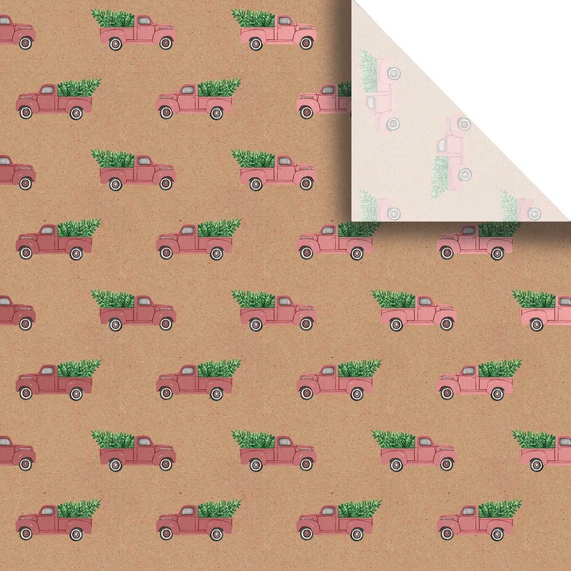 Red Pickup Truck 20″ x 30″ Christmas Gift Tissue Paper