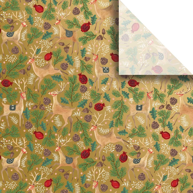 Reindeer Tapestry 20″ x 30″ Christmas Gift Tissue Paper