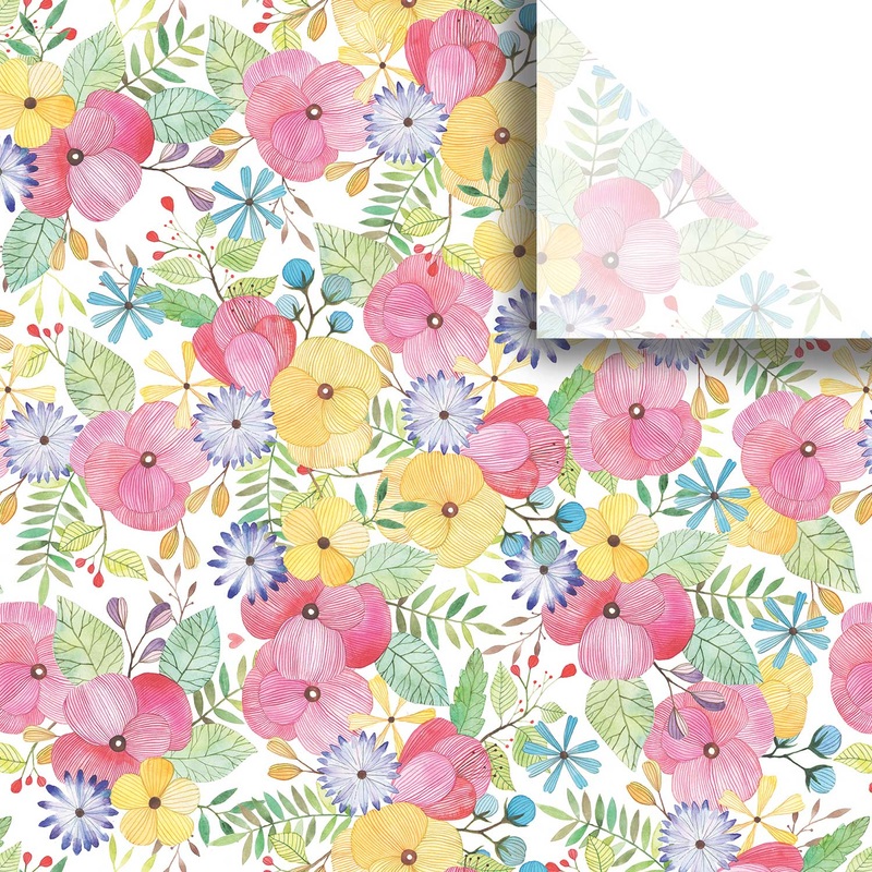 Watercolor Petal 20″ x 30″ Floral Gift Tissue Paper