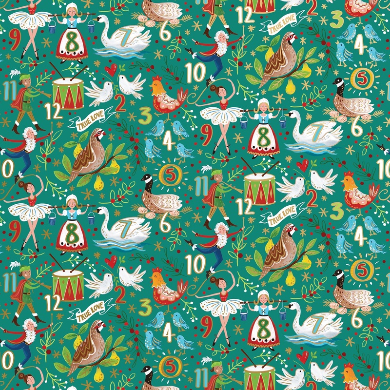 12 Days Christmas Gift Wrap
