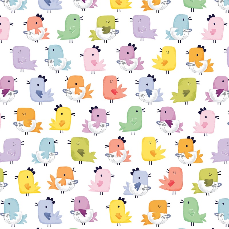 Baby Chicks Baby Gift Wrap