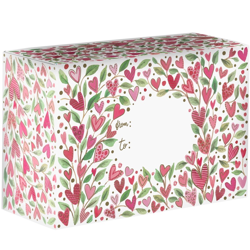 Love Grows Small Printed Gift Mailing Boxes