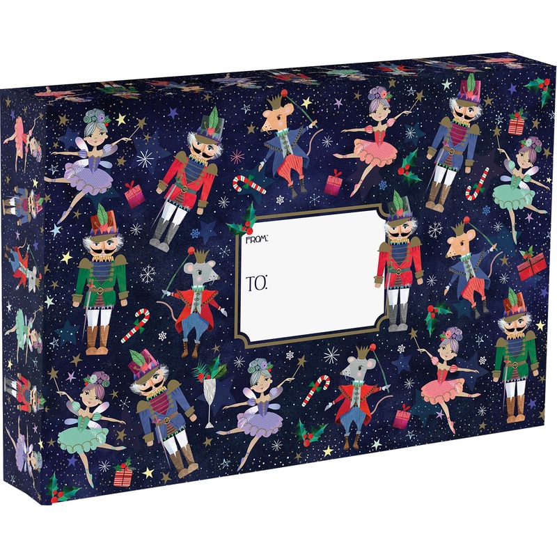 Nutcracker Ballet Large Christmas Printed Gift Mailing Boxes