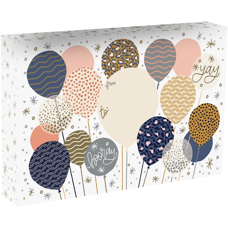 Party Balloons Large Birthday Printed Gift Mailing Boxes