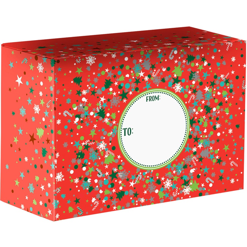 Party Medium Christmas Printed Gift Mailing Boxes