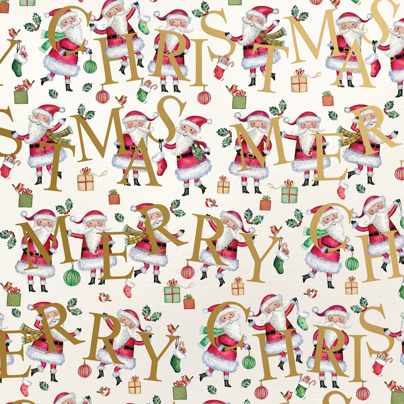 Santa Christmas Gift Wrap