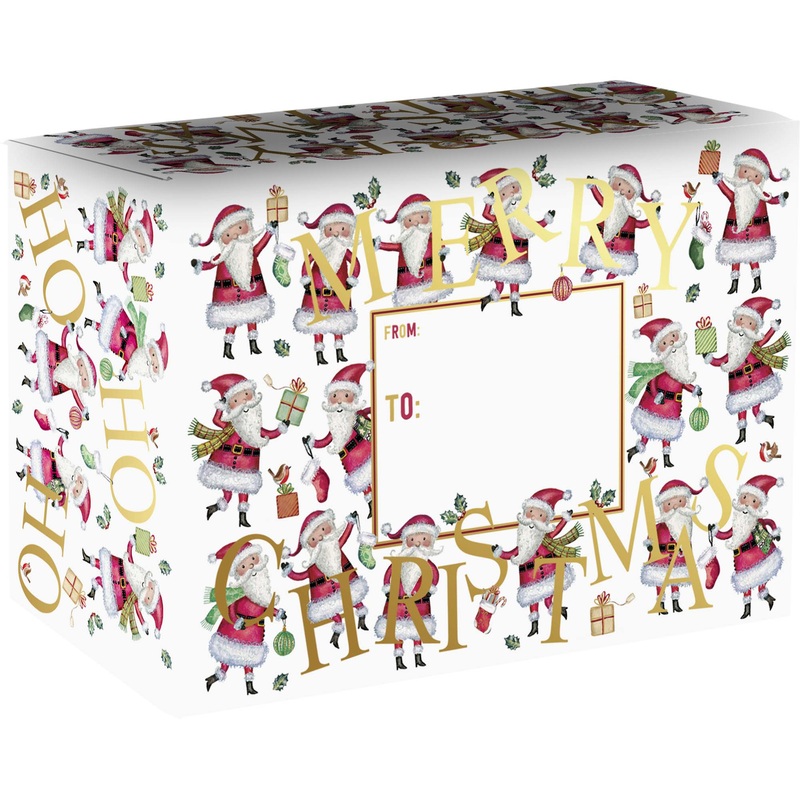 Santa Christmas Small Christmas Printed Gift Mailing Boxes