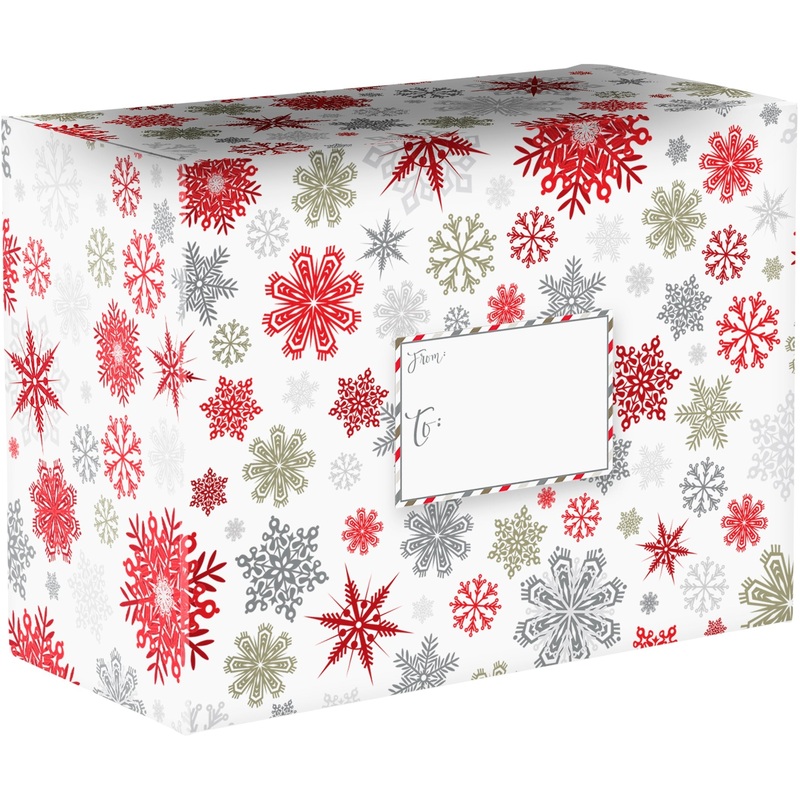 Spakleflake Medium Christmas Printed Gift Mailing Boxes