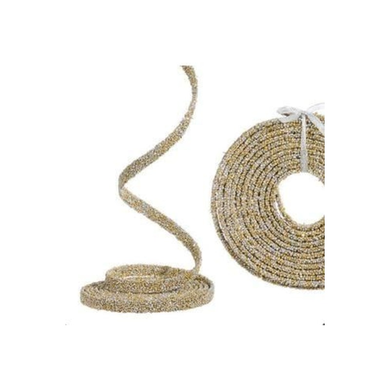 15′ Gold Beaded Garland