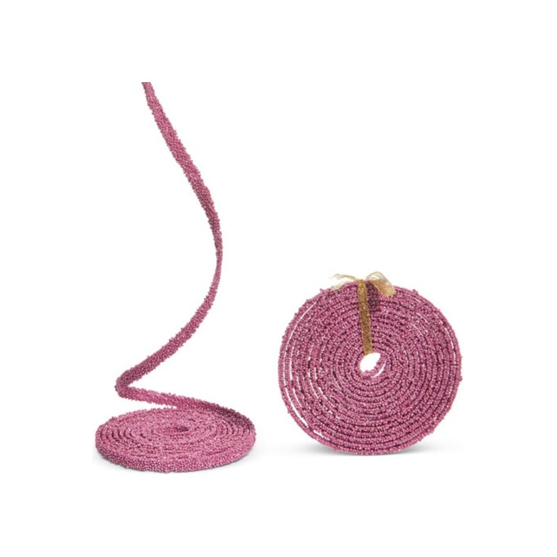 15′ Pink Beaded Garland