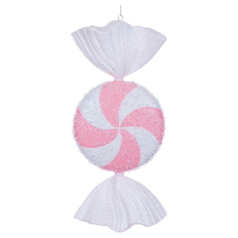 18″ Pink Icy Sugar Candy Ornament