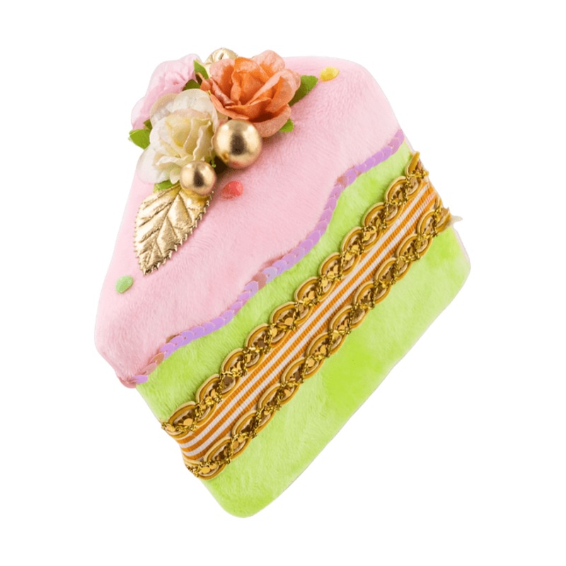 4.5in Green Cake Slice Ornament