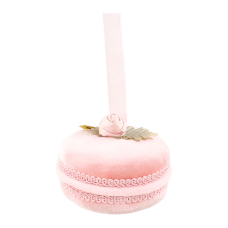 4in Light Pink Macaron Ornament