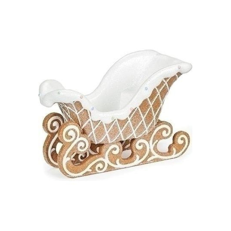 6.5in Gingerbread Sleigh