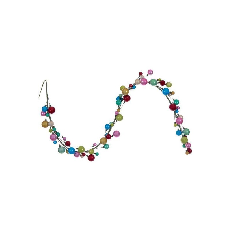 6′ Ball Branch Garland: Multicolor