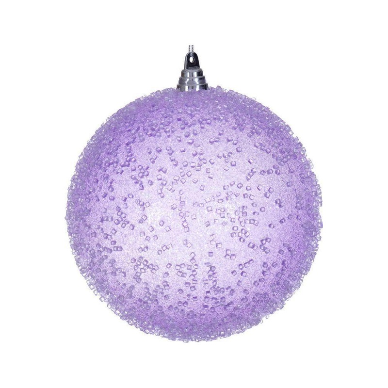 8″ Lavender Icy Sugar Ball