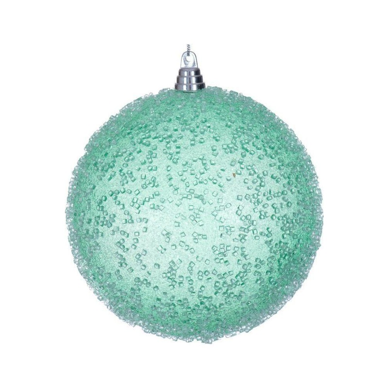8″ Seafoam Green Icy Sugar Ball