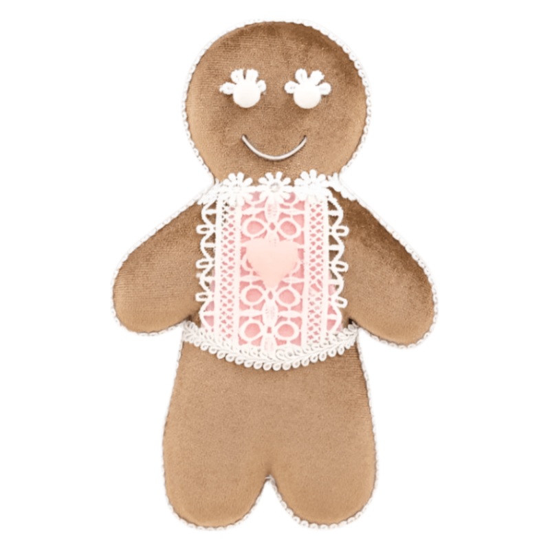 8in Gingerbread Girl Ornament
