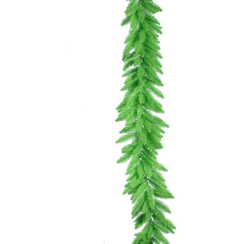 9′ Lime Green Garland, LED lights