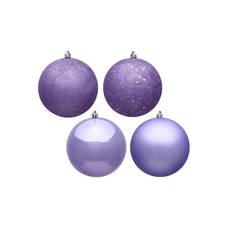 Vickerman 2.4″ Lavender Assortment Ornament Balls (24 pack)