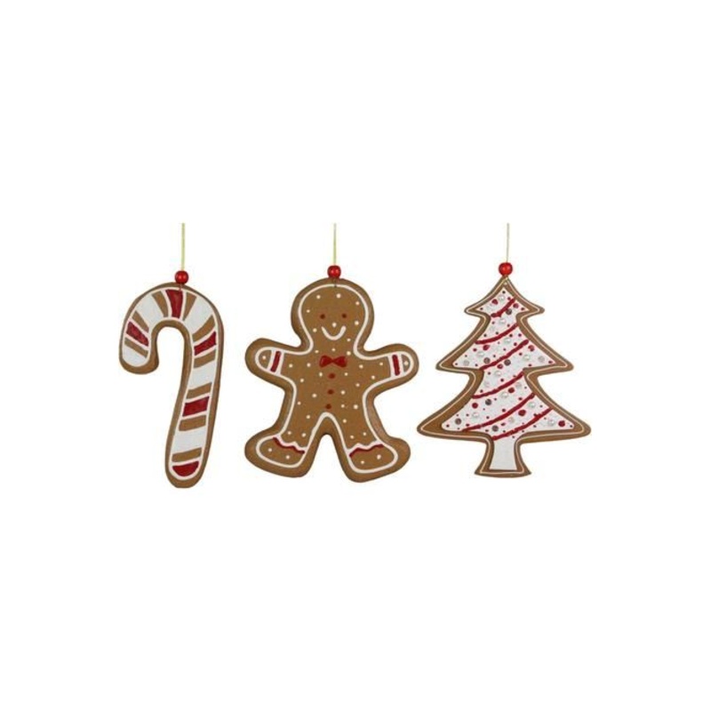 8″ Gingerbread Cookie Ornaments