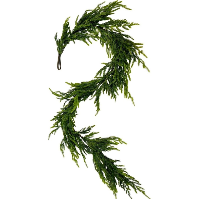 Artificial 6′ Norfolk Pine Garland