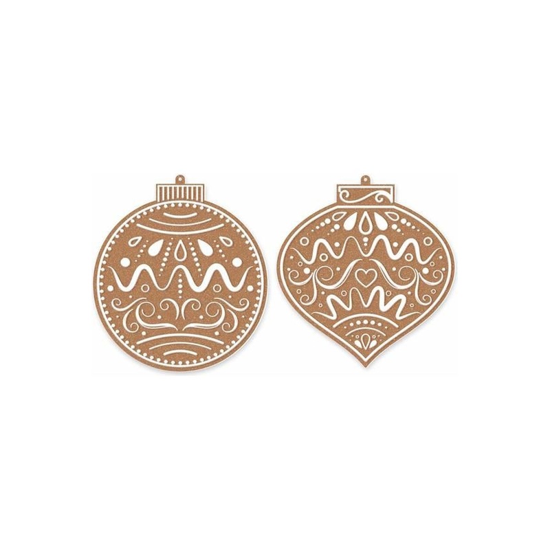 Double Sided Gingerbread Ornament (Asst 2)