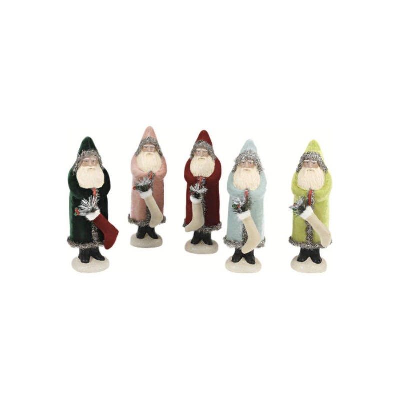 13.25″ Velvet Belsnickle Santa