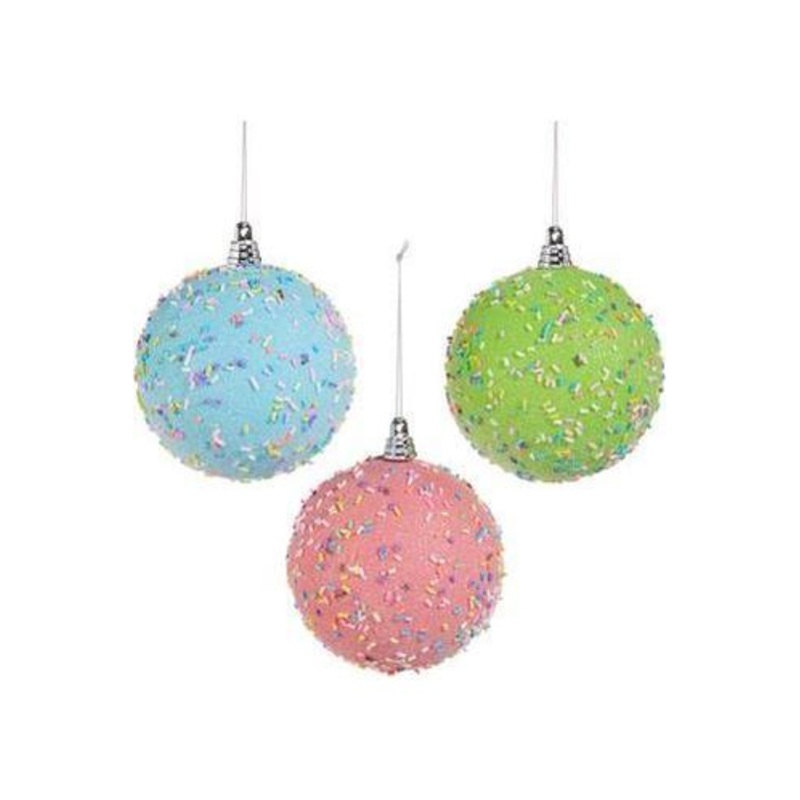 4″ Sprinkled Ball Ornament