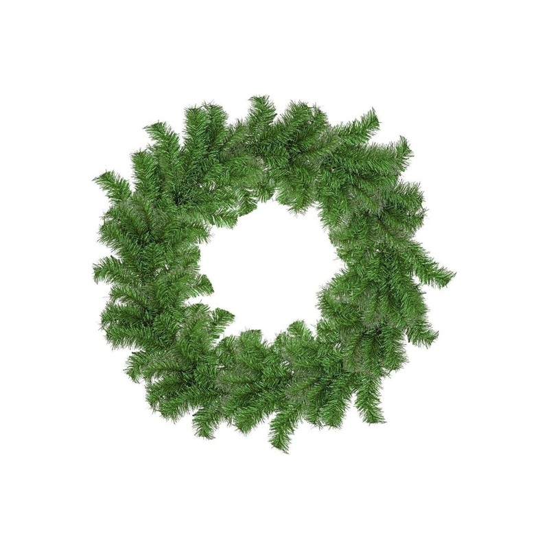 Alpine Green Tinsel Christmas Wreaths