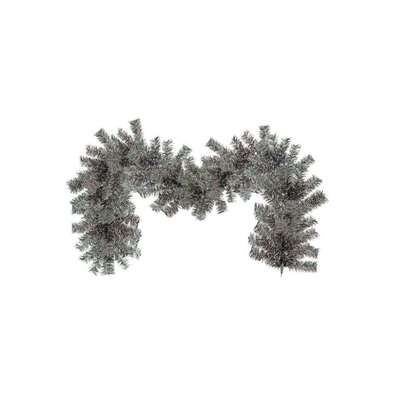 Black & Silver Christmas Garland