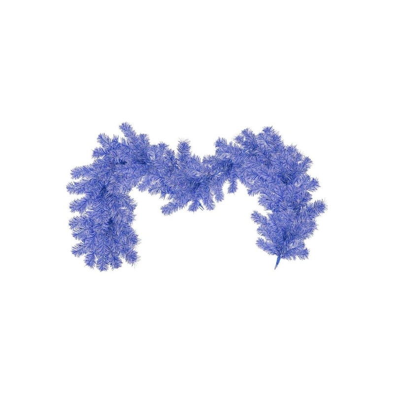 Blue and White Christmas Garland