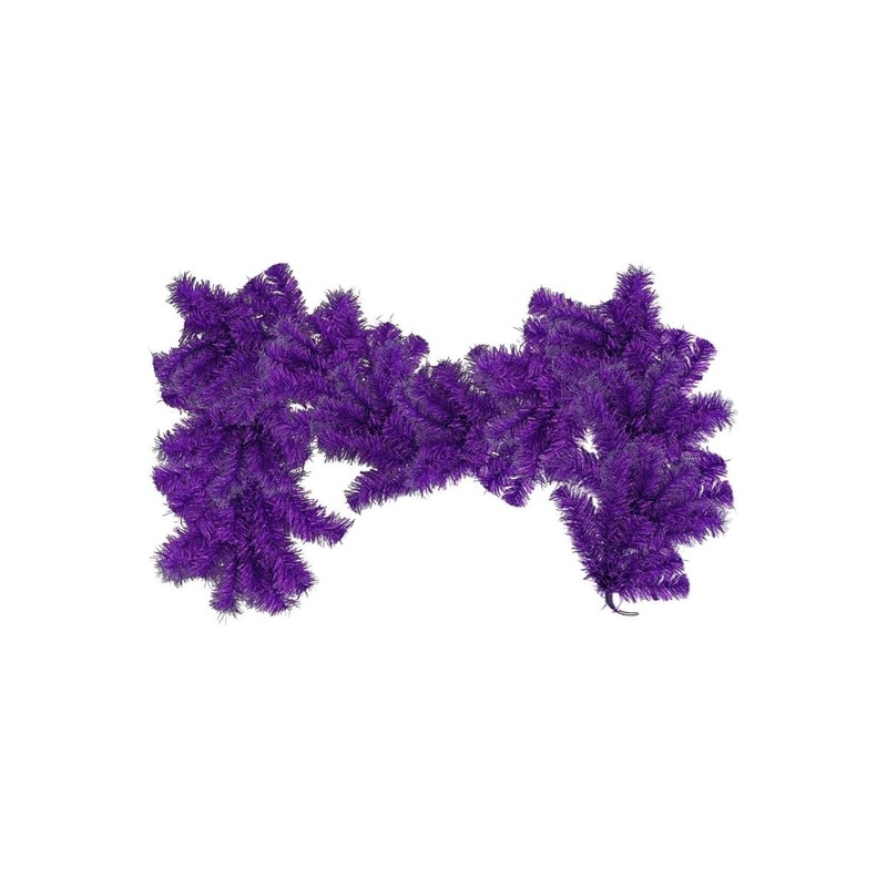 Purple Christmas Garland