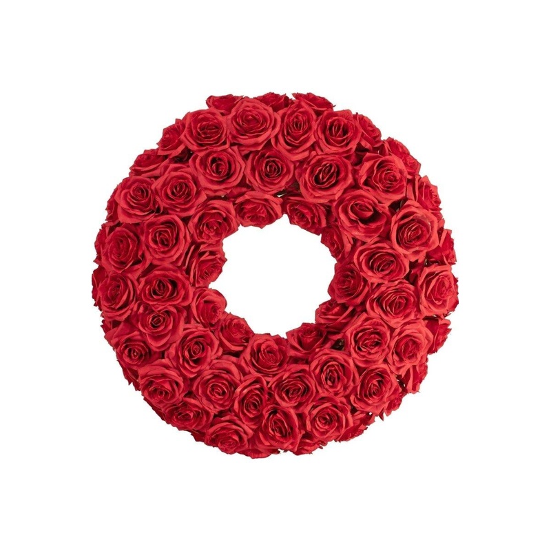 Red Rose Wreath