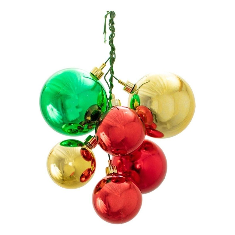 The Classic Christmas Ball Cluster (Set of 6)