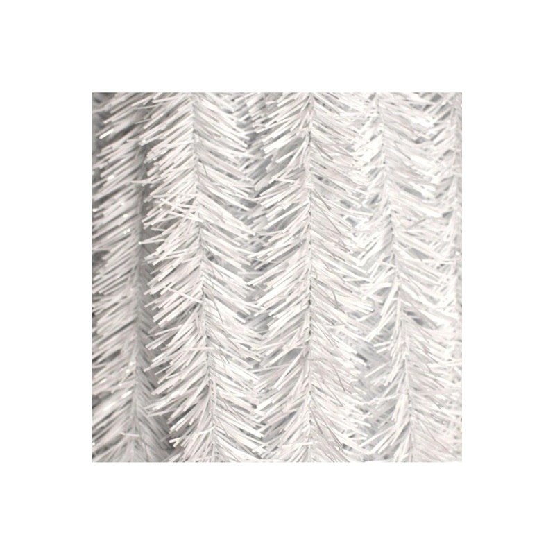 White Tinsel Garland