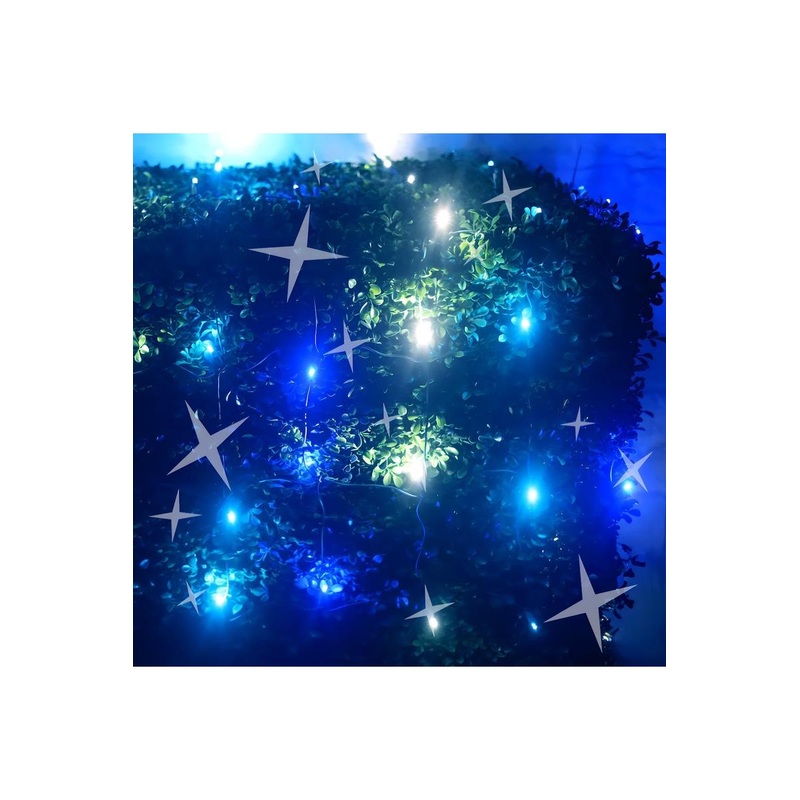 4′ x 6′ Arctic 5mm LED Smooth Fade DreamSpark Net Lights