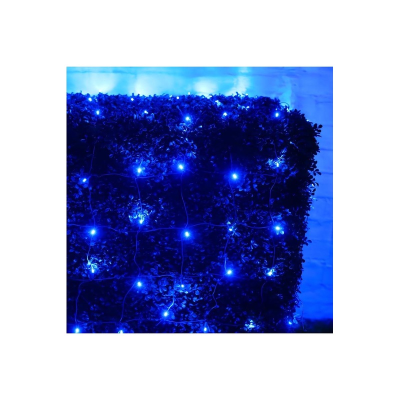 4′ x 6′ Blue 5mm LED Christmas Net Lights