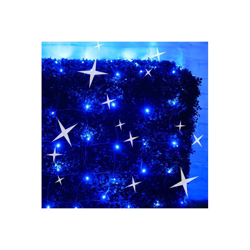 4′ x 6′ Blue 5mm LED Smooth Fade DreamSpark Net Lights