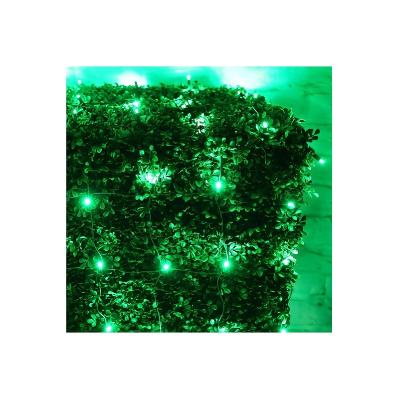 4′ x 6′ Green 5mm LED Christmas Net Lights