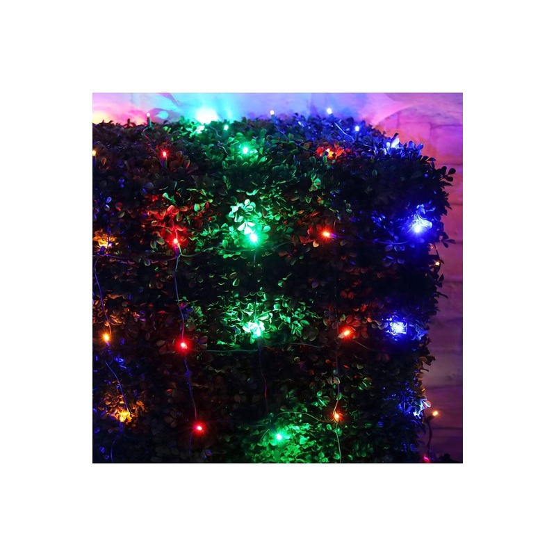 4′ x 6′ Multicolor 5mm LED Christmas Net Lights
