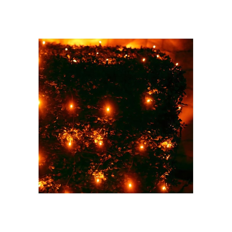 4′ x 6′ Orange 5mm LED Christmas Net Lights