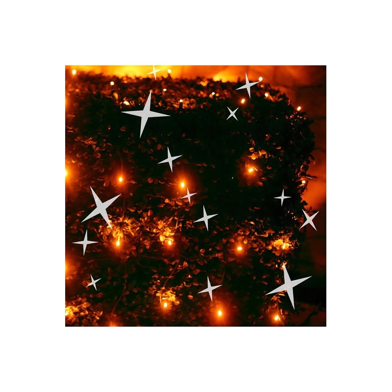 4′ x 6′ Orange 5mm LED Smooth Fade DreamSpark Net Lights