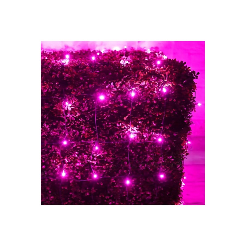 4′ x 6′ Pink 5mm LED Christmas Net Lights